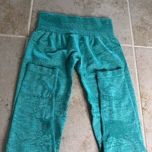 NVGTN Turquoise Digital Seamless Leggings